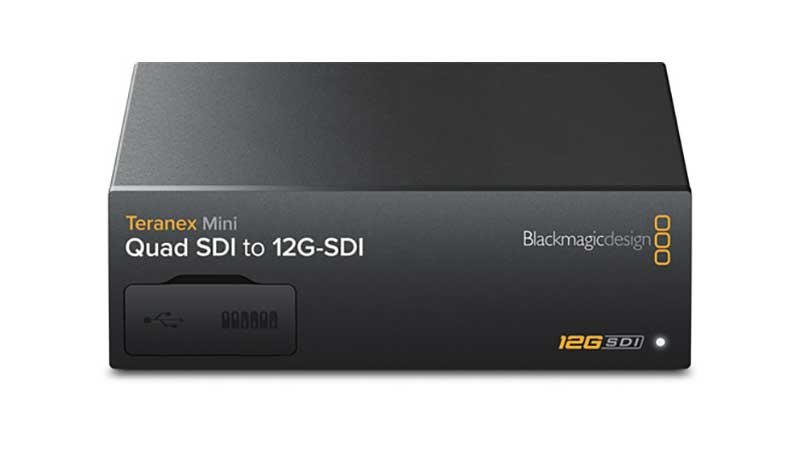 Blackmagic Design Teranex Mini Quad SDI to 12G-SDI - Streaming